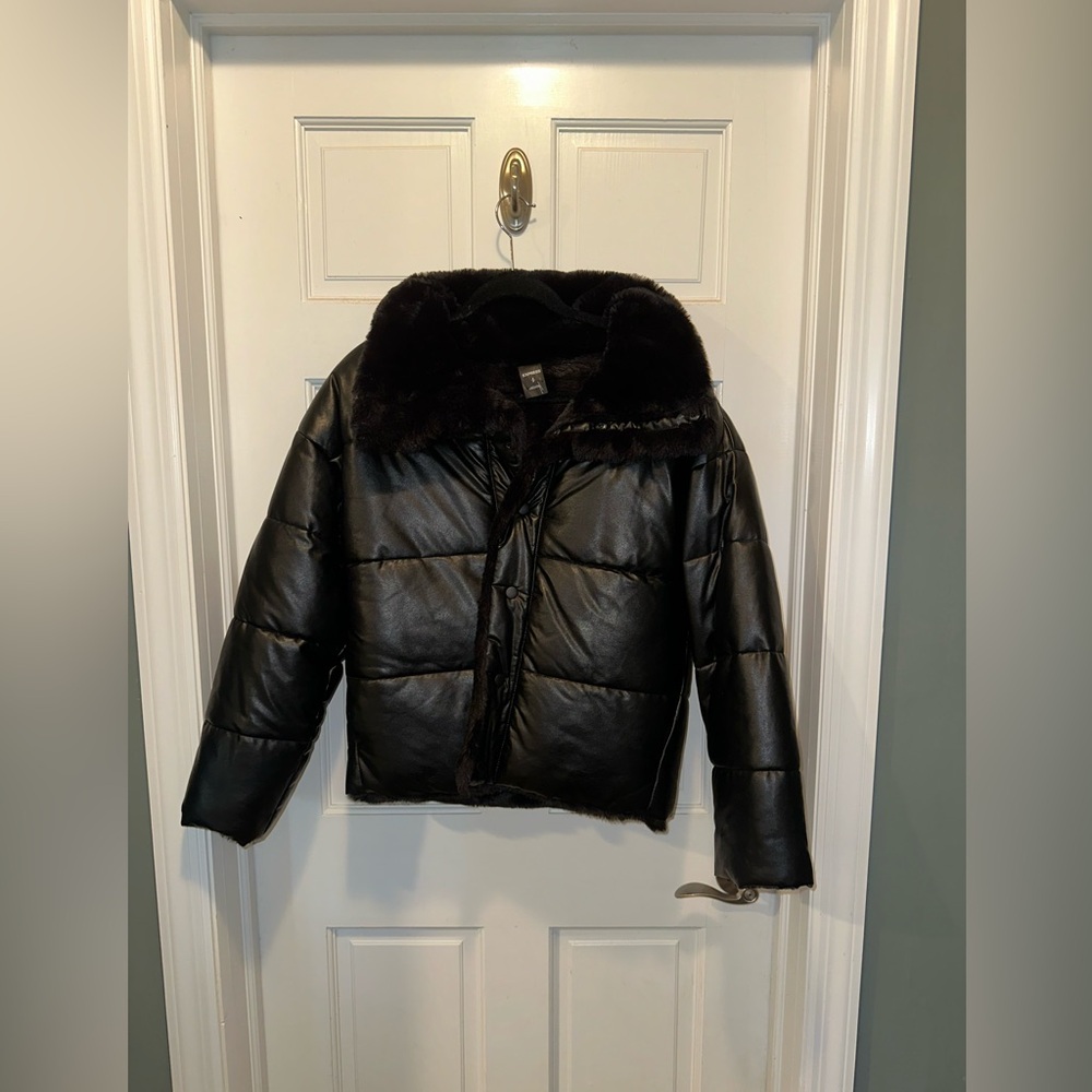 Express reversible puffer coat
